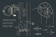 Compound Hunting Bow Set, a Sport Illustration by Blacklight (Thumbnail 3 of 8)