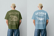 T-Shirt Back Mockup PSD - Male Model, a Shirt Mockup by Rymden_Fl (Thumbnail 4 of 5)