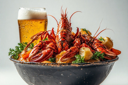 Boiled crayfish stock image, a Food & Drink Photo by ComfortQ