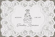 Timeless Romance: Wedding Line Art, a Decorative Illustration by Purple (Thumbnail 4 of 13)