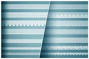 Digital Lace Borders & Backgrounds, a Decorative Illustration by digiful (Thumbnail 5 of 6)