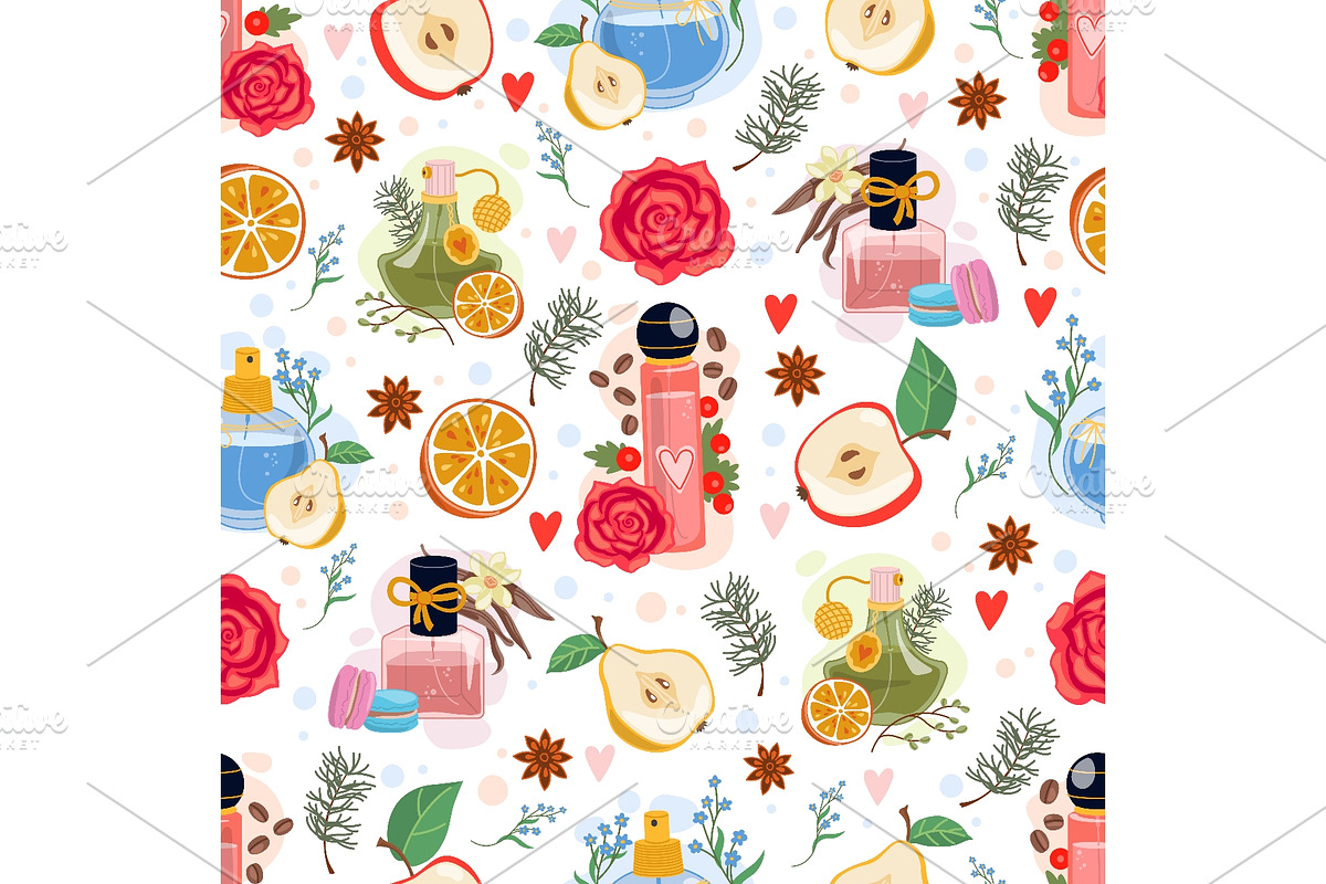 Womens perfume with floral and, an Object Illustration by Vectorbuum (Photo 1 of 3)