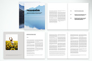 Clean Editorial Brochure Template, a Brochure Template by McLittle Stock (Thumbnail 2 of 4)