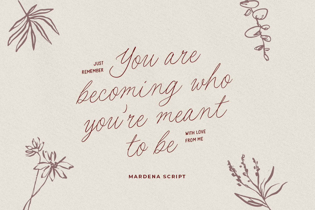 Mardena - Casual Handwritten Script, a Script Font by Sarid Ezra (Photo 8 of 12)