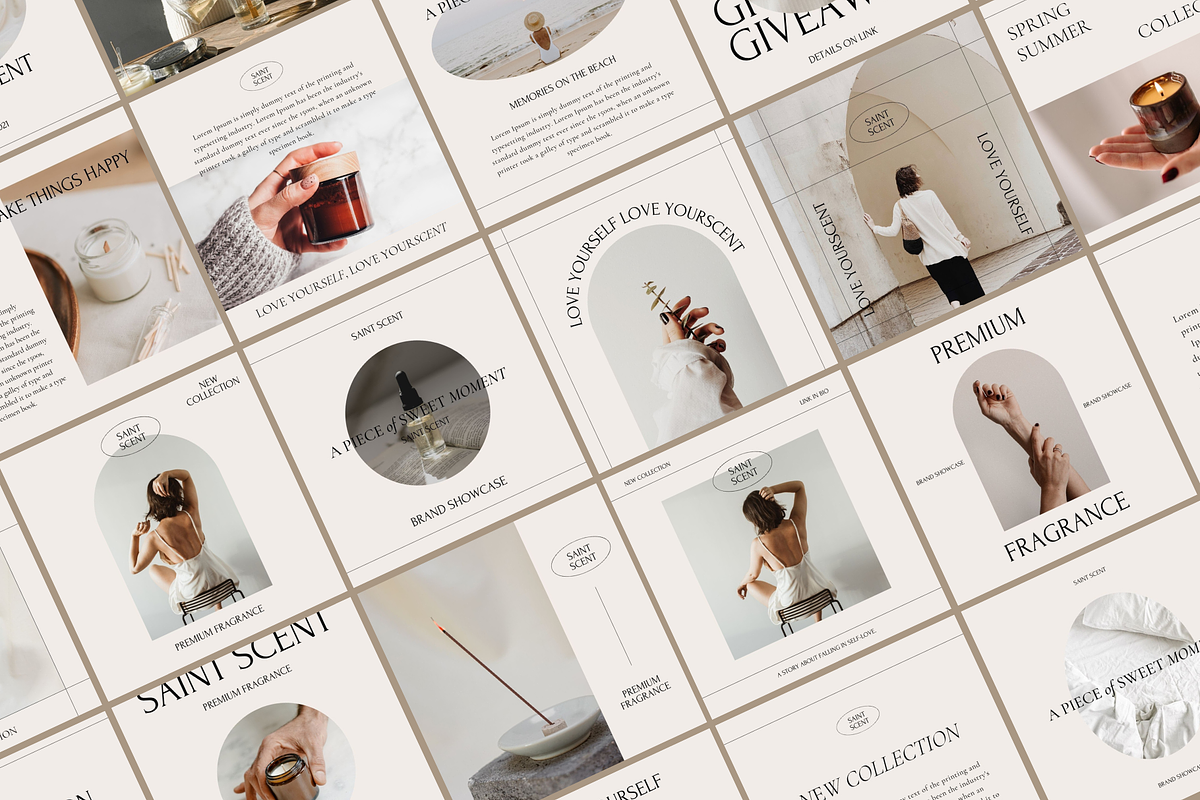 Aesthetic IG Post & Stories Template, a Social Media Template by Rumiz Design (Photo 3 of 13)