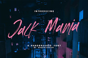 The JACK MANIA Brush Font, a Script Font by Graphicfresh (Thumbnail 1 of 8)