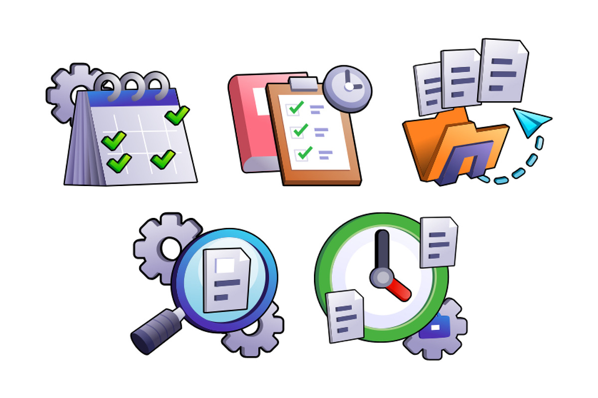 Task Management Illustration, an Object Illustration by SLAB! Design (Photo 2 of 2)