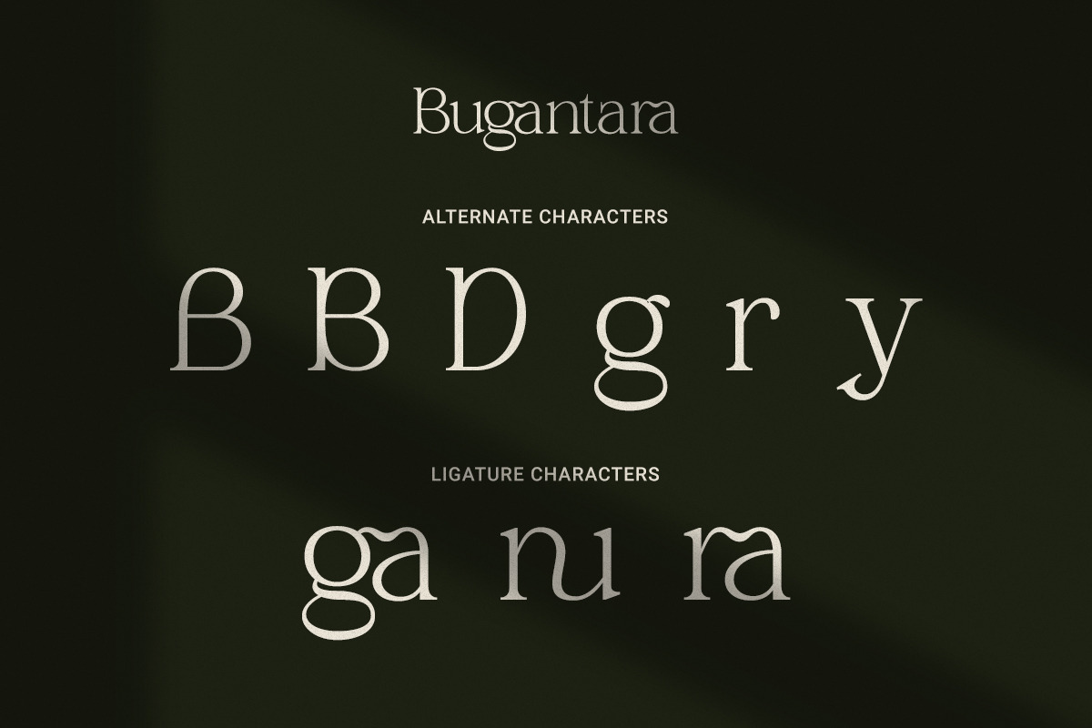 Bugantara - Elegant Thin Serif Font, a Serif Font by Sohel Studio (Photo 9 of 10)