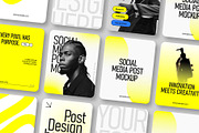 Social Media Post Mockup Bundle, an Advertising Mockup by graphypix (Thumbnail 13 of 13)