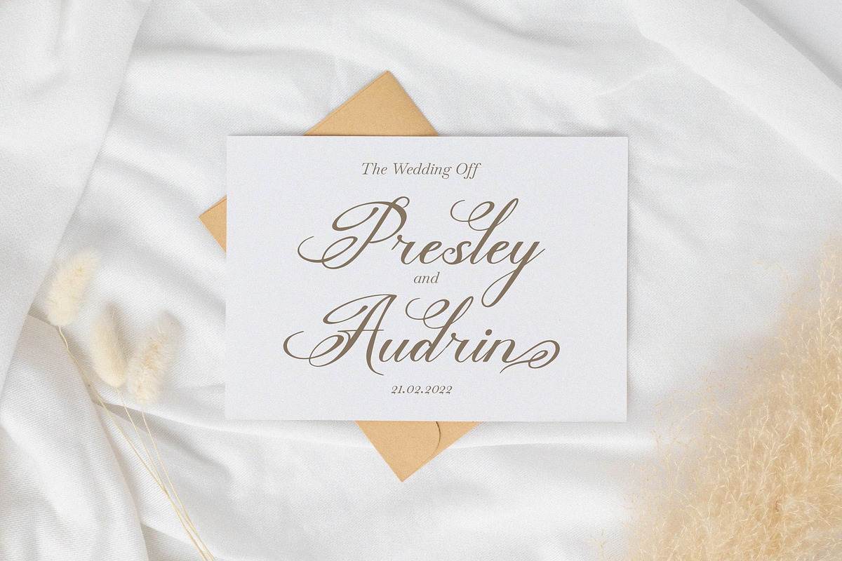 Bittenong Cenduin Modern Calligraphy, a Script Font by Denustudios (Photo 7 of 13)