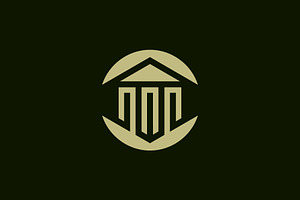 law and justice Court Building logo, a Branding & Logo Template by Rasagama Studio