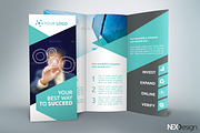 Business Tri-fold Brochure - SK, a Brochure Template by UNIK Agency (Thumbnail 2 of 3)