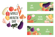 Vegetables posters, banners, pattern, a Decorative Illustration by Blue Lela Design (Thumbnail 12 of 13)
