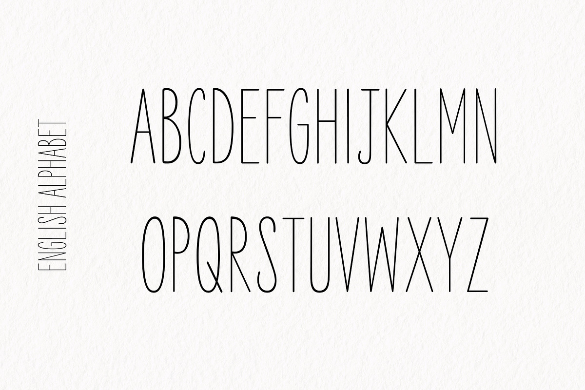 SkinnyCap Nav | Sans Serif Font, a Sans Serif Font by Navia Gruber (Photo 3 of 6)