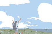 Trip Set Illustrations, an Illustration by maxsokal (Thumbnail 2 of 5)