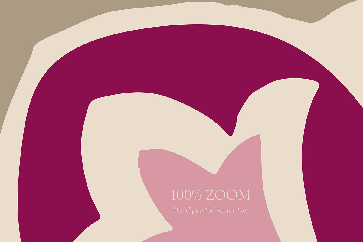 Mauve Tiles Vector Collection, a Decorative Illustration by Liliia Polos Illustration (Photo 7 of 8)