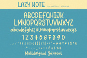 Lazy Note - Display Font, a Font by Alpaprana (Thumbnail 8 of 10)