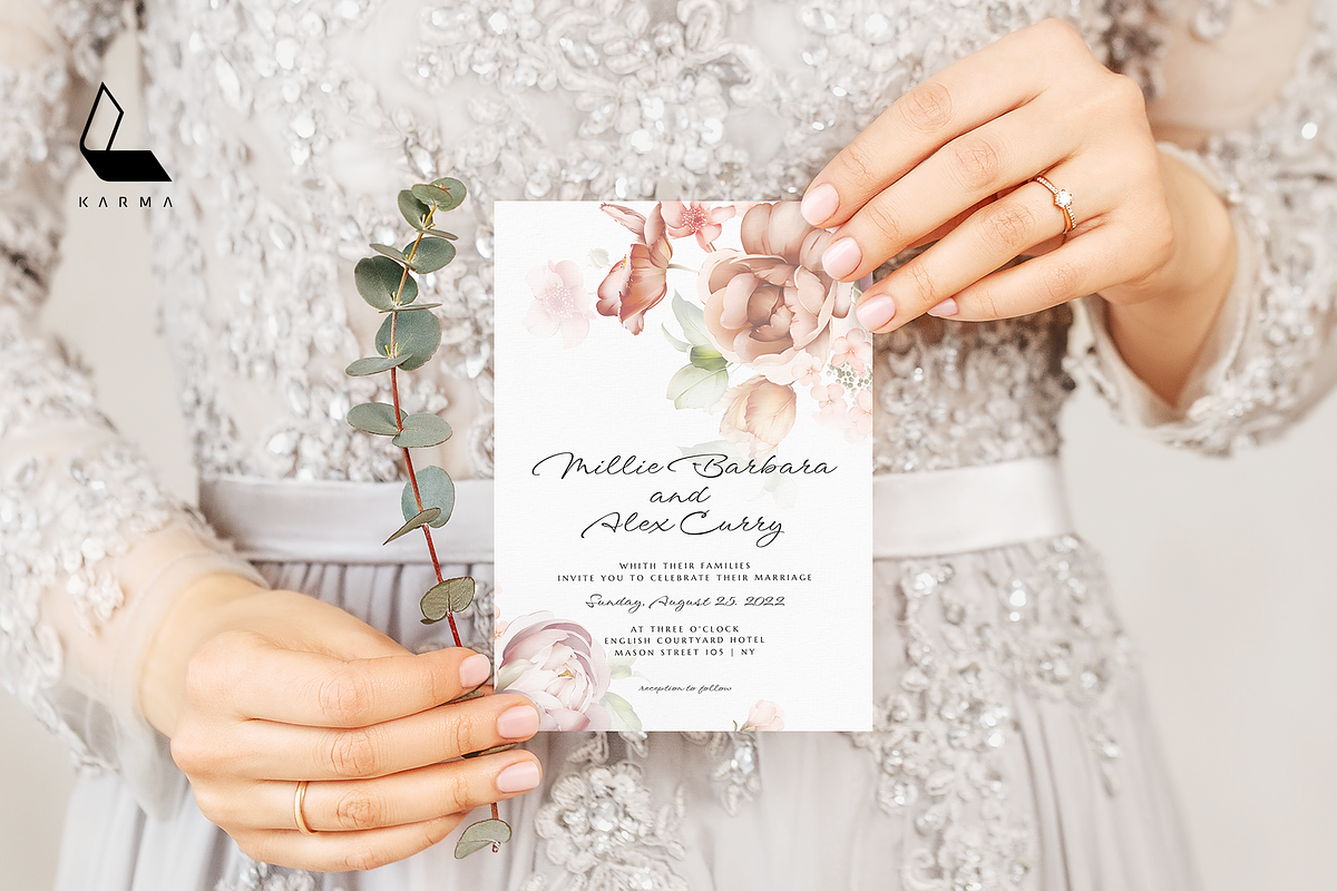 Eva Wedding Set | PSD Templates preview 4