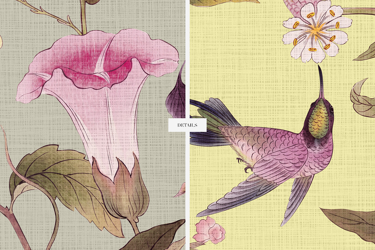 Vintage Botanical Floral Prints, a Pattern Graphic by LEAFure (Photo 9 of 10)