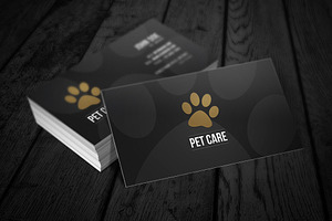 Pet Care Business Card