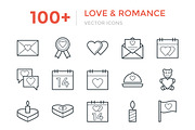 100+ Love and Romance Vector Icons, an Outline Icon by Vectors Market (Thumbnail 1 of 3)