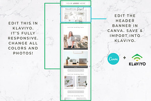 Klaviyo & Canva Templates 6 Pack