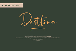 Desttina Font (New Update!)