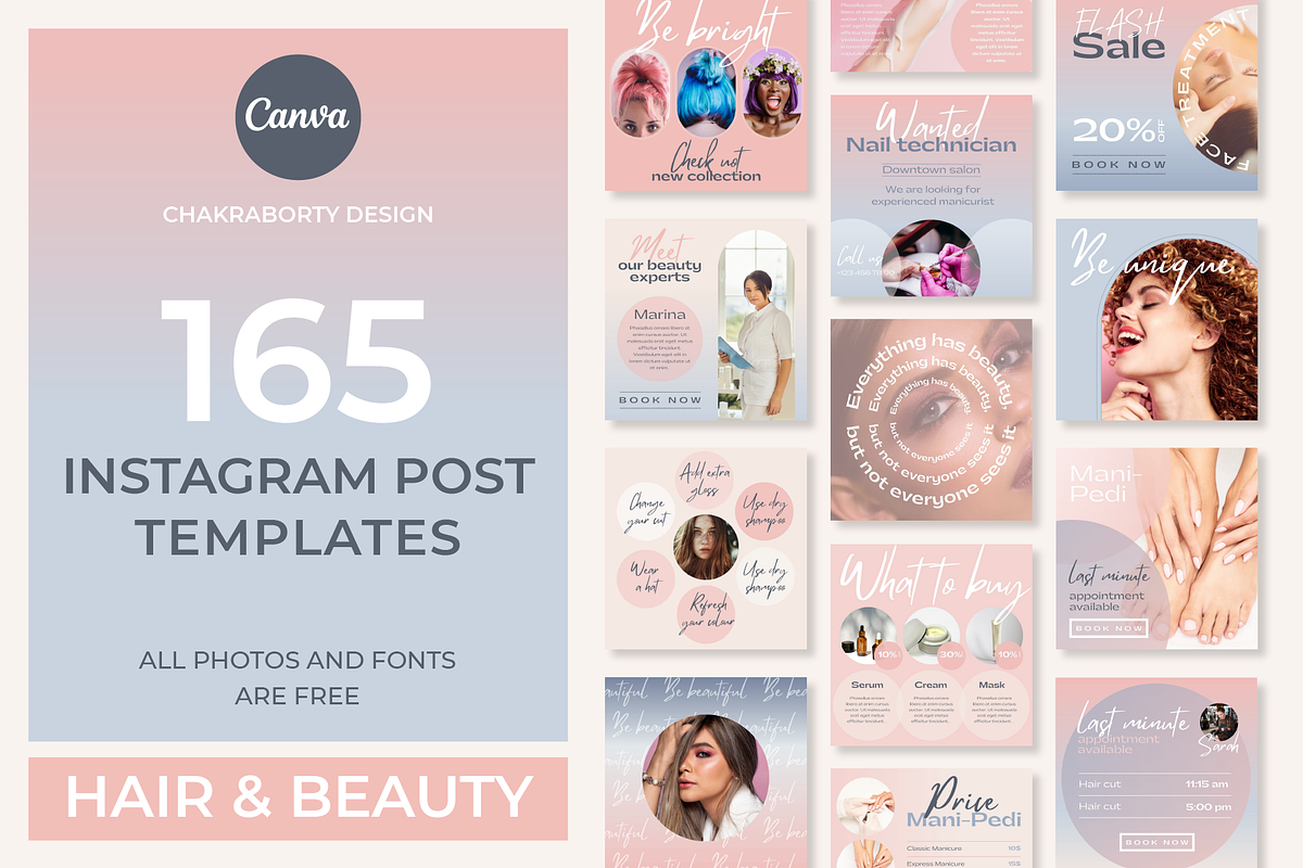 Editable Canva instagram template, a Social Media Template by Chakraborty Design (Photo 1 of 10)