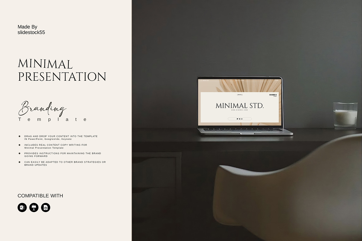 RAYE | Minimal Presentation Template, a Presentation Template by slidestock55 (Photo 2 of 11)