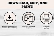 Editable Boarding Pass Template, a Card Template by YasdeyDesigns (Thumbnail 3 of 9)