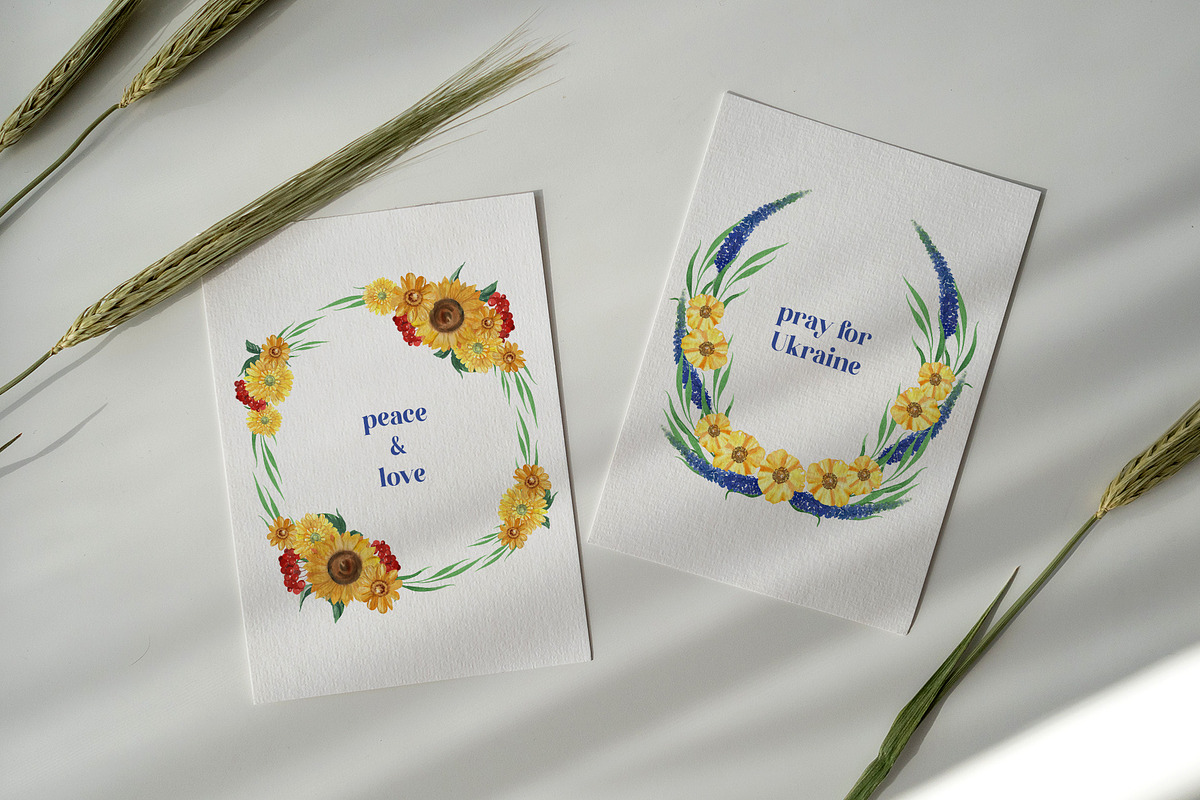 Freedom Flowers Support Ukraine, a Decorative Illustration by Catch the Dream Art (Photo 9 of 13)