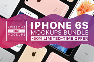 Awesome iPhone 6S Mockups