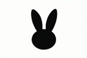 Simple Bunny Head Silhouette Pack, an Illustration by Designs_River (Thumbnail 2 of 7)