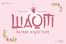 Waom - Korean Style Font
