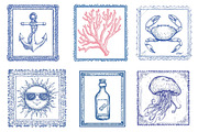 Summer Coastal Sublimation Clipart, an Illustration by Dream Creation (Thumbnail 4 of 7)