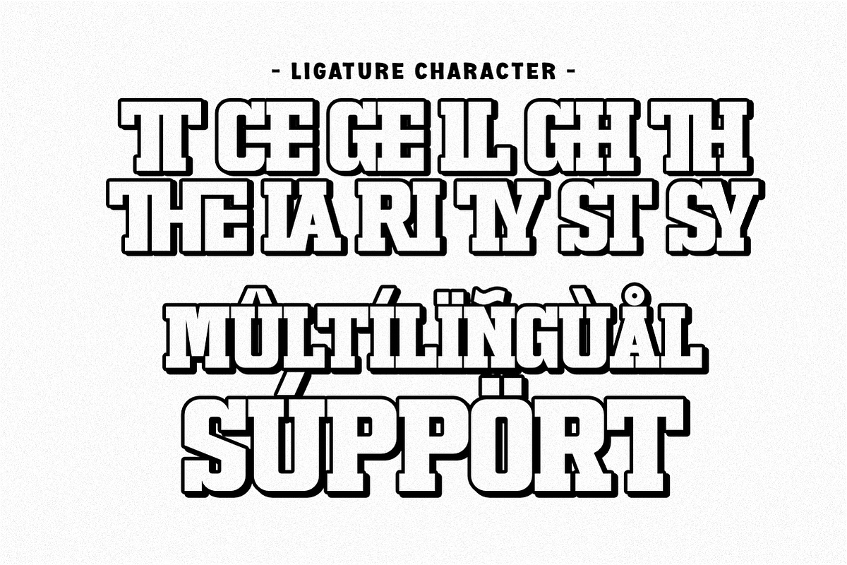 Black Spirit - Condensed Slab Serif, a Slab Serif Font by Pian45 Studio (Photo 8 of 8)