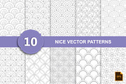 Nice vector patterns, a Pattern Graphic by DeepDesign (Thumbnail 1 of 2)