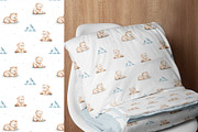 Winter seamless pattern bear, a Pattern Graphic by Pattern + watercolor (Thumbnail 6 of 6)