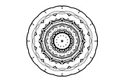 Modern Black and White Mandala Pack, a Decorative Illustration by NJ Himel (Thumbnail 89 of 101)