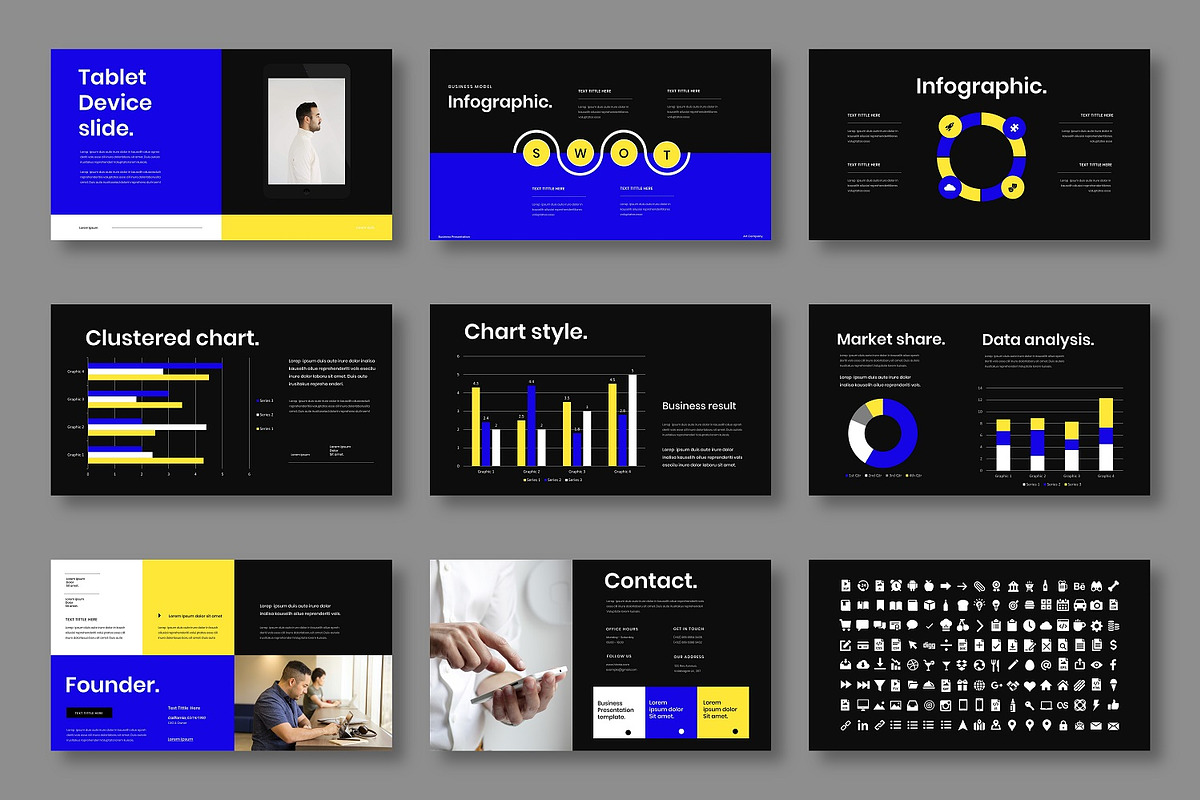 Hirata – Business PowerPoint, a Presentation Template by Dens Creative Studio (Photo 5 of 6)
