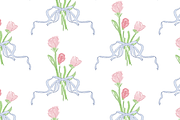 Spring Grandmillennial Pattern, a Pattern Graphic by SarahOMaryDesigns (Thumbnail 2 of 3)