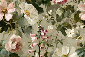 Vintage Pastoral Seamless Pattern, a Pattern Graphic by Virgo Studio