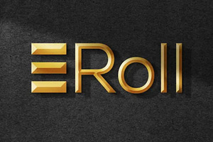 Gold Logo Mockup