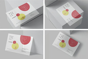 EU Transparent Business Card Mockups, an Advertising Mockup by megostudi0