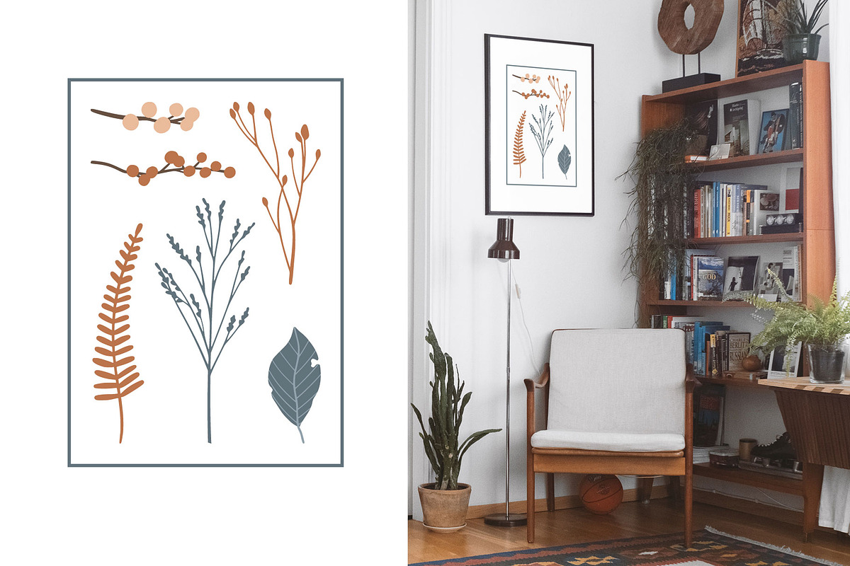 FOREST TREASURES big vector bundle, a Decorative Illustration by Lena Nikolaeva (Photo 12 of 16)