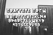 Hip hop font / graffiti font., a Script Font by Nomber_86 (Thumbnail 2 of 4)