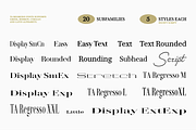 TA Regresso Easy, a Serif Font by TAFT Foundry (Thumbnail 1 of 4)