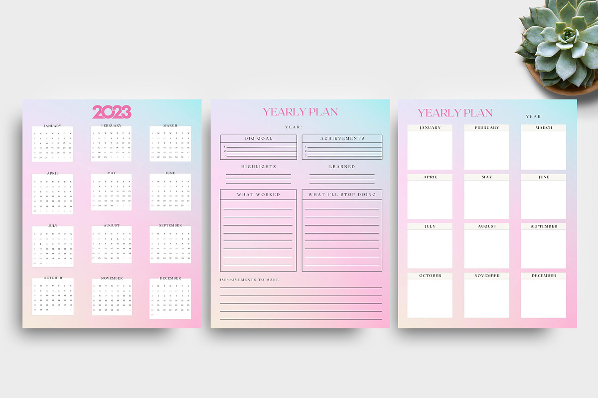 Personal planner bundle Template, a Stationery Template by Ultimate Template Shop (Photo 2 of 9)