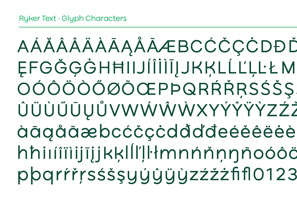Ryker, a Sans Serif Font by HeadFirst (Photo 10 of 15)