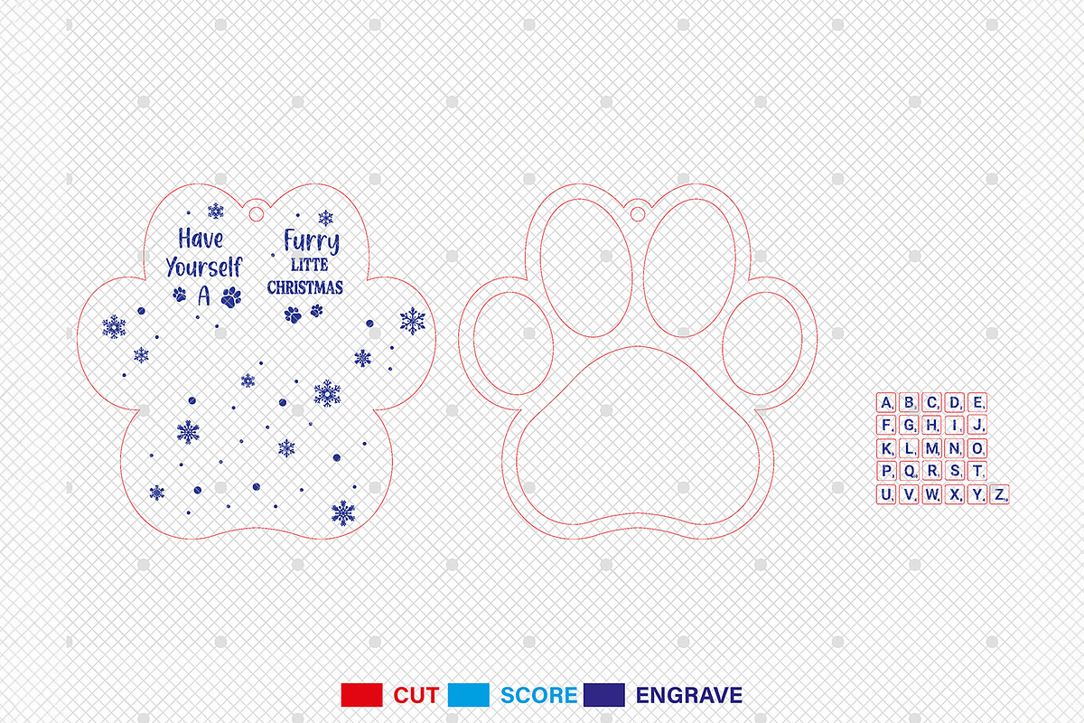 Pet Ornament svg, Christmas ornament, a Pattern Graphic by Lasercutiny (Photo 2 of 2)